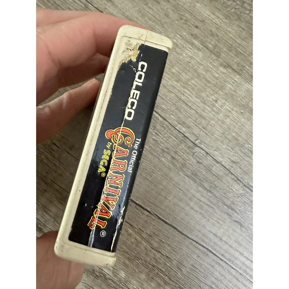 The Official Carnival By Sega (Atari 2600, 1982) Cartridge Video Game